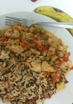 Una foto de Guisado de pollo de la abuela