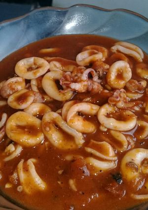 Foto resep Cumi asam manis pedas (mudah dan lezat)