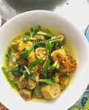 Canh chuối chát nấu cá lóc