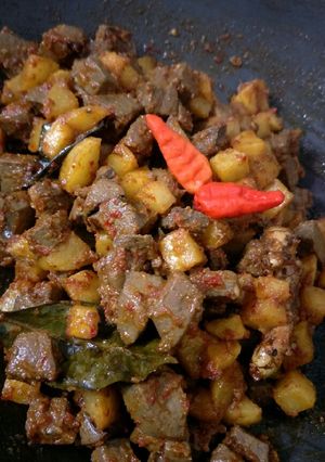 Foto resep Sambal goreng kentang hati