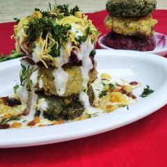 A picture of Trio Tikki Chaat.