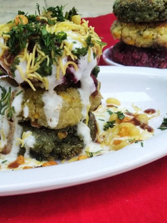 A picture of Trio Tikki Chaat.
