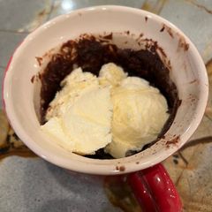 A picture of Chocolate mug cake.