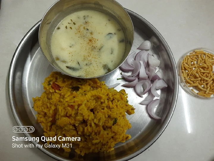 Recipe Jain kadhi and masala khichdi which Delicious