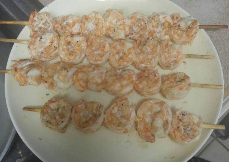Steps to Prepare Speedy Grilled shrimp