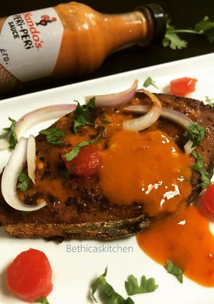 A picture of Peri Peri Fish Fry.
