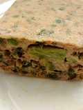 Pastel rápido de verduras en microondas