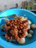 Cilok Isi Jando Bumbu Kacang