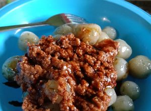 Foto resep Cilok Isi Jando Bumbu Kacang