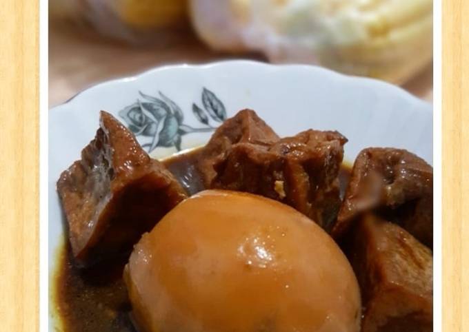 Semur Tahu (plus Telor)