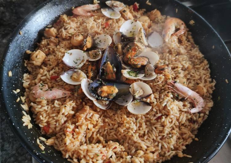 Paella de mariscos