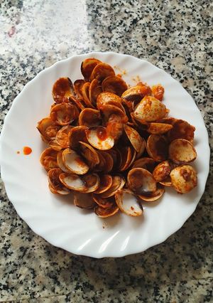 Una foto de Almejas en salsa picante