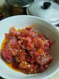 Balado smokey beef