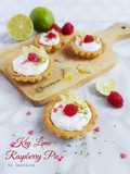 Key Lime Raspberry Pie