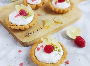 Foto resep Key Lime Raspberry Pie