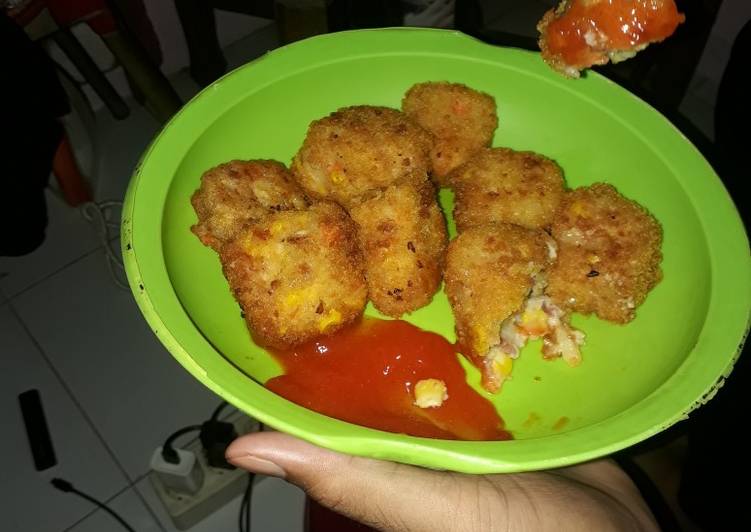 Nugget Makroni Tanpa Kukus