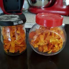 A picture of My Dehydrated Papaya 🤗.