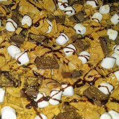 A picture of Golden Grahams s’mores bars.