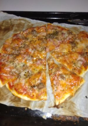 Una foto de Pizza buenísima