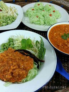 รูปของ หมี่กะทิอีสาน (สูตรเชฟชุมพล)