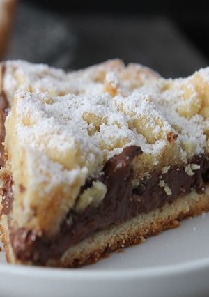 Une photo de Torta sbriciolata chocolat