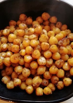 Une photo de Pop corn au pois chiches