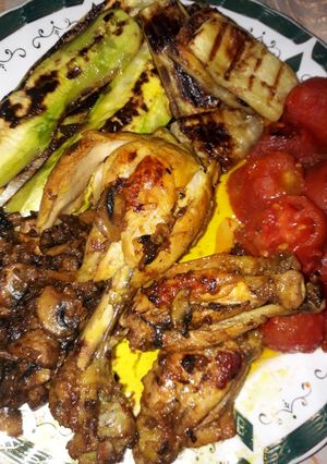 عکسی از دستور مرغ زودپزی بدون یک قطره آب و روغن کم😋👌