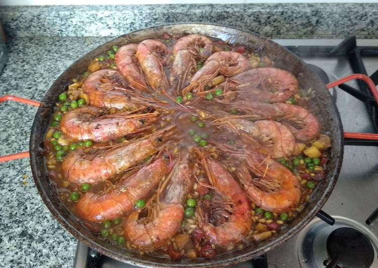 Paella de marisco