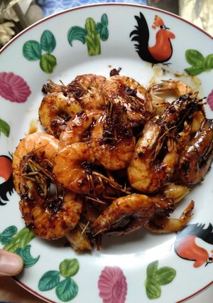 Foto resep Udang bakar madu