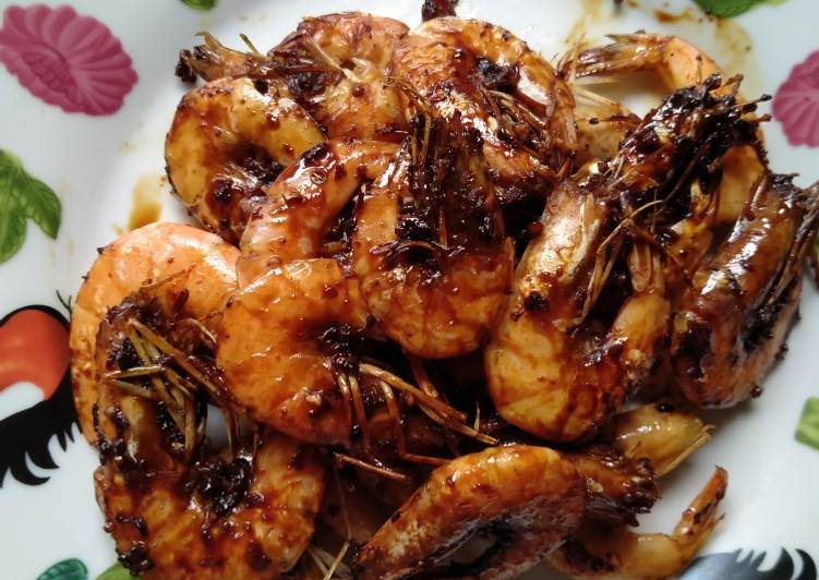 Cara Gampang Membuat Udang bakar madu Anti Gagal