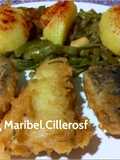 Bacalao en tempura con guarnición