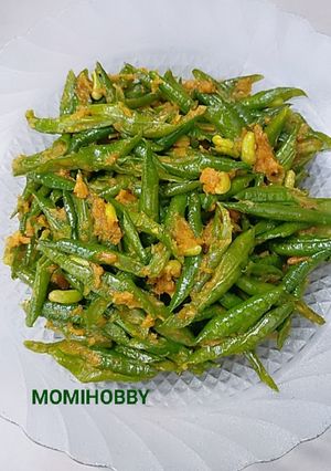 Foto resep Kacang panjang tumis bumbu ebi
