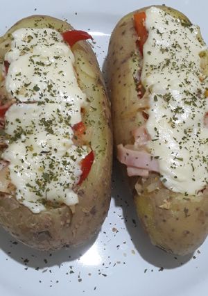 Una foto de Papas rellenas