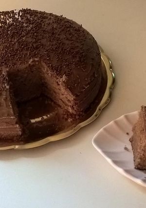 Una foto de Torta Dinastía de Chocolate y Nueces (Hecha con aceite) Receta #41