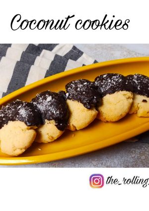 A picture of Coconut cookies.