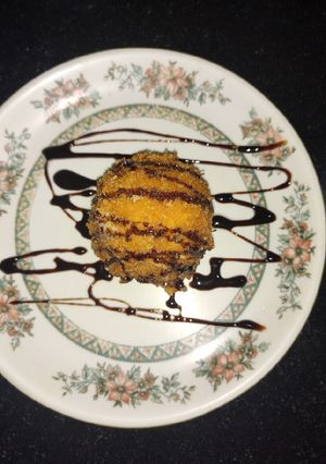 A picture of Fried Ice Cream.