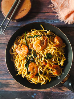 Foto resep Mie Kangkung Belacan
