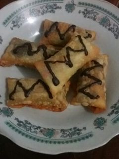 Foto resep Pisang coklat kulit pangsit