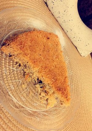 صورة لوصفة كنافة بالمكسرات