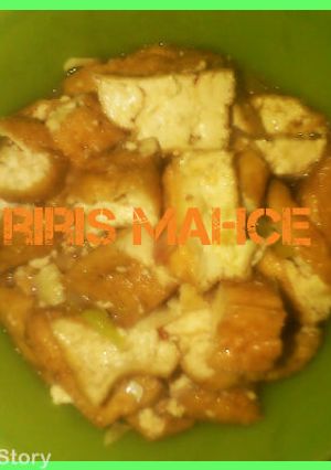 Foto resep Oseng tahu blacan ala mahce