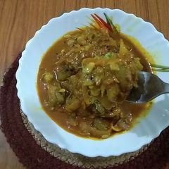 A picture of Sponge Gourd Curry.
