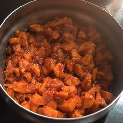A picture of Fresh turmeric pickle.