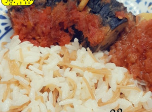 صورة لوصفة ملضومه أو كباب باذنجان