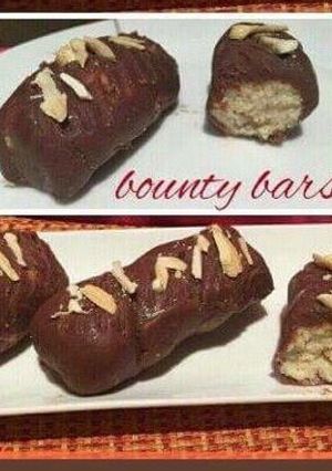 A picture of Coconut Bounty Bars.
