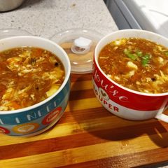 Hot & sour soup A picture of Hot & sour soup.
