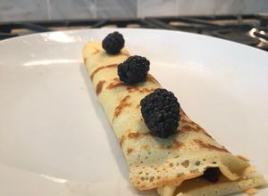 Una foto de Eierkuchen (panqueques alemanes)
