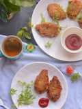 Chicken cutlets from leftover chicken curry