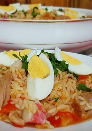 Foto de Arroz de atum, delícias do mar e ovo- Kcook Multi