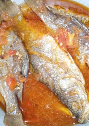 A picture of Fish stew.