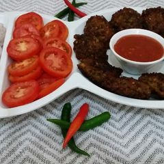 Kachay Qeemay ke kebab A picture of Kachay Qeemay ke kebab.